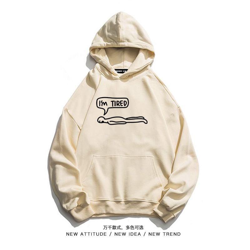 Cartoon Print Hoodie Product Image