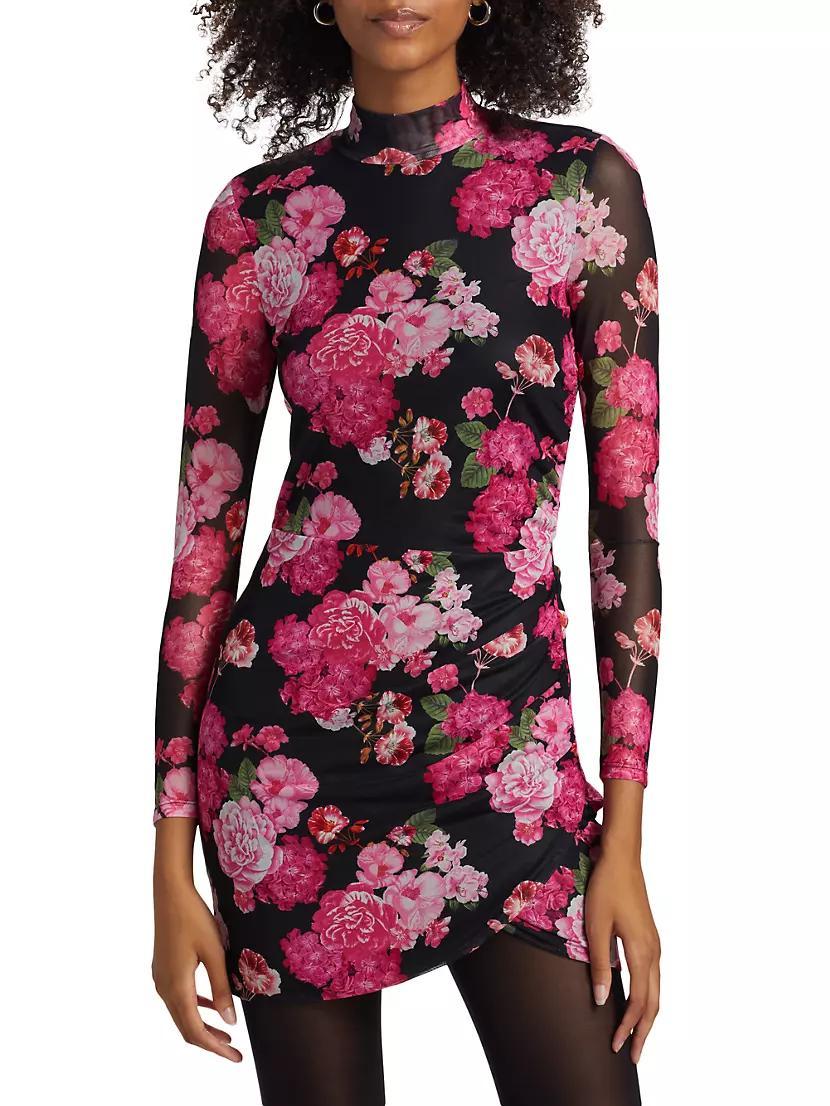 Talulla Floral Mesh Minidress Product Image