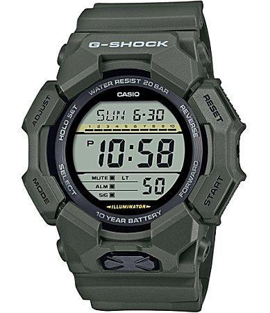 G-Shock Mens Digital Green Resin Strap Watch Product Image