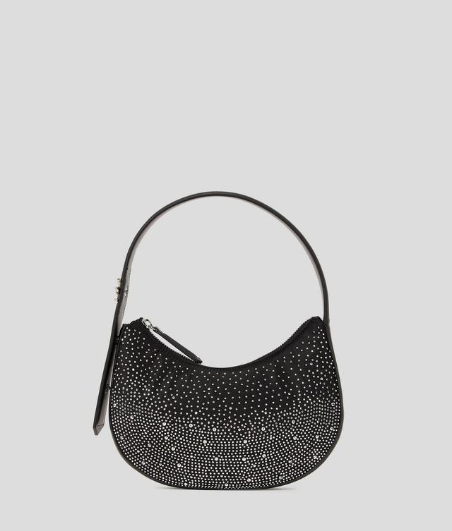 K/SOIRÉE RHINESTONE HALF-MOON BAG Product Image