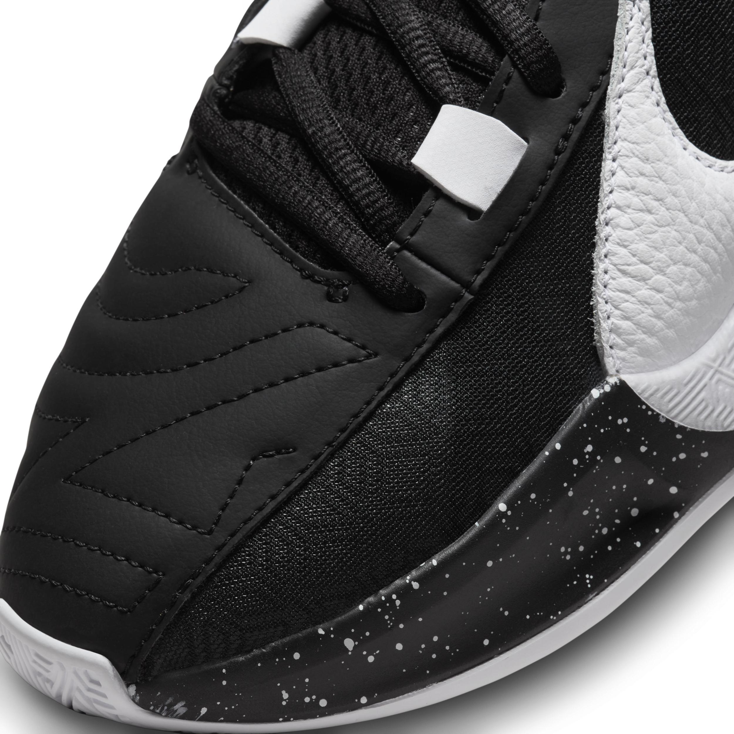 Nike Mens Nike Zoom Freak 5 - Mens Basketball Shoes Black/White/Grey Product Image