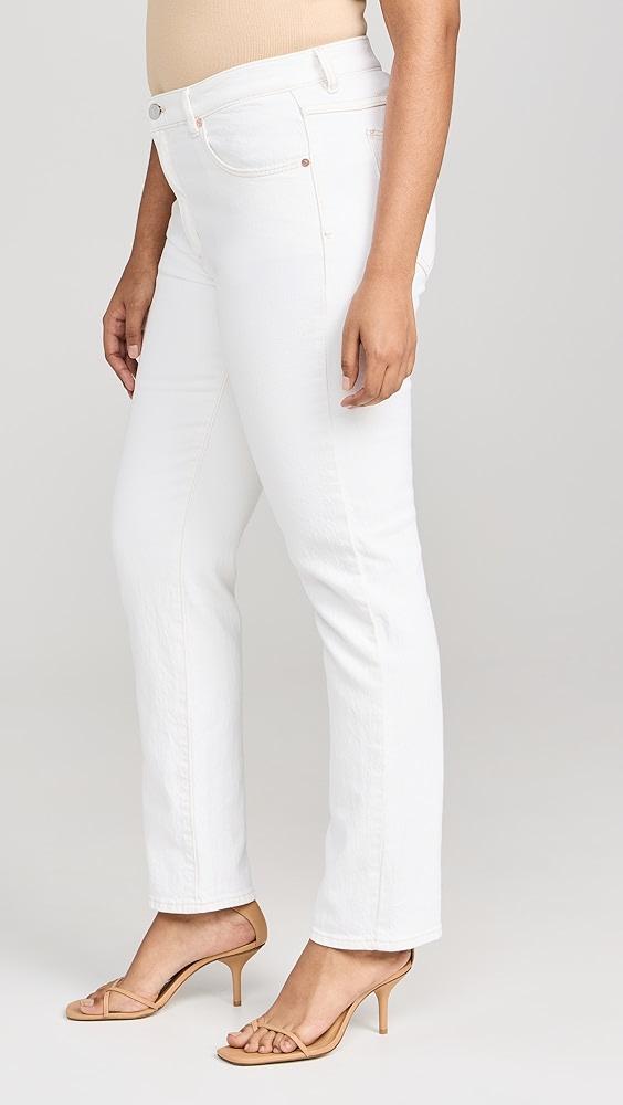 ABRAND 95 Stovepipe Bianco Jeans | Shopbop Product Image