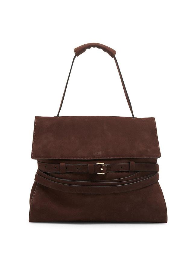 Womens Suede Belting Bag Product Image