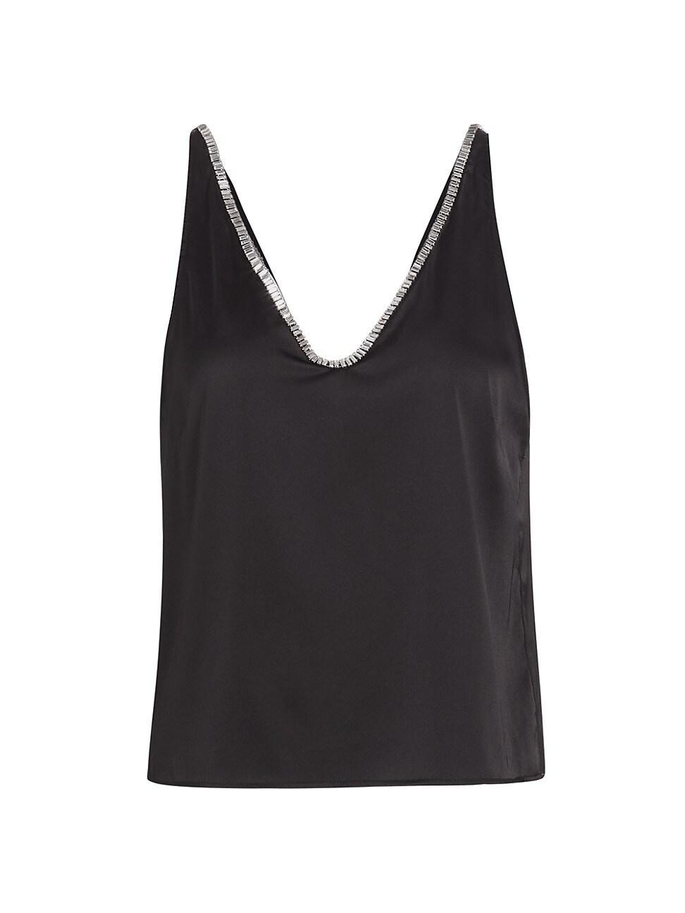 Womens Marian Satin Crystal Tank Product Image