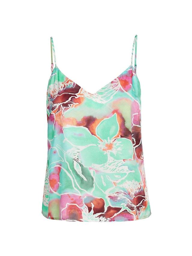 Womens Paola Floral V-Neck Top Product Image