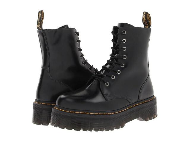 Dr. Martens Jadon Smooth Leather Platform Boots Polished Smooth) Lace-up Boots Product Image