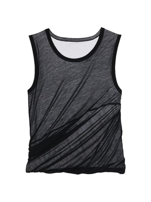 Womens Bubble Cotton Knit Tank Product Image