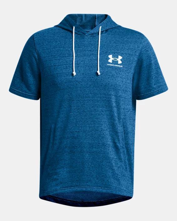 Men's UA Rival Terry Short Sleeve Hoodie Product Image