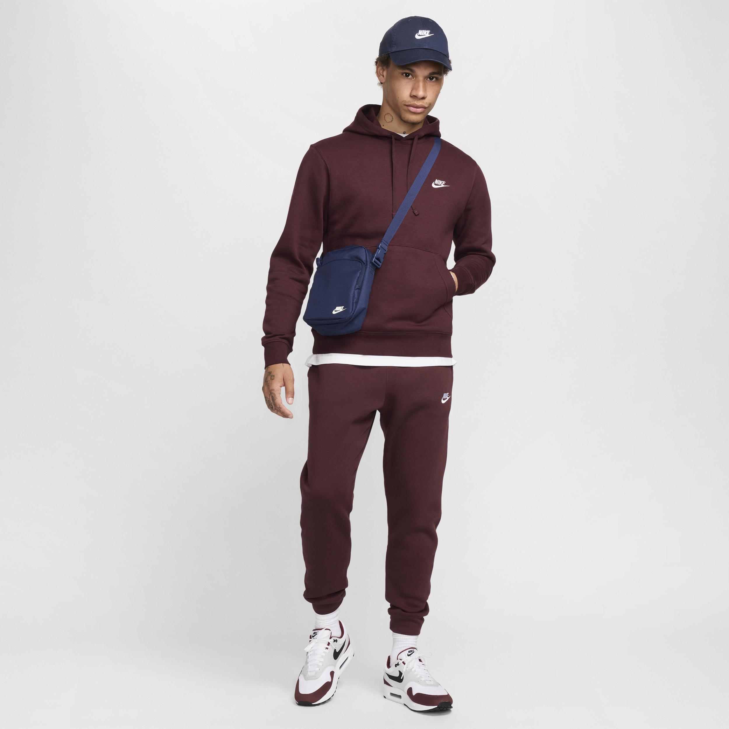 Nike Mens Nike Club Pullover Hoodie - Mens Maroon/Maroon Product Image