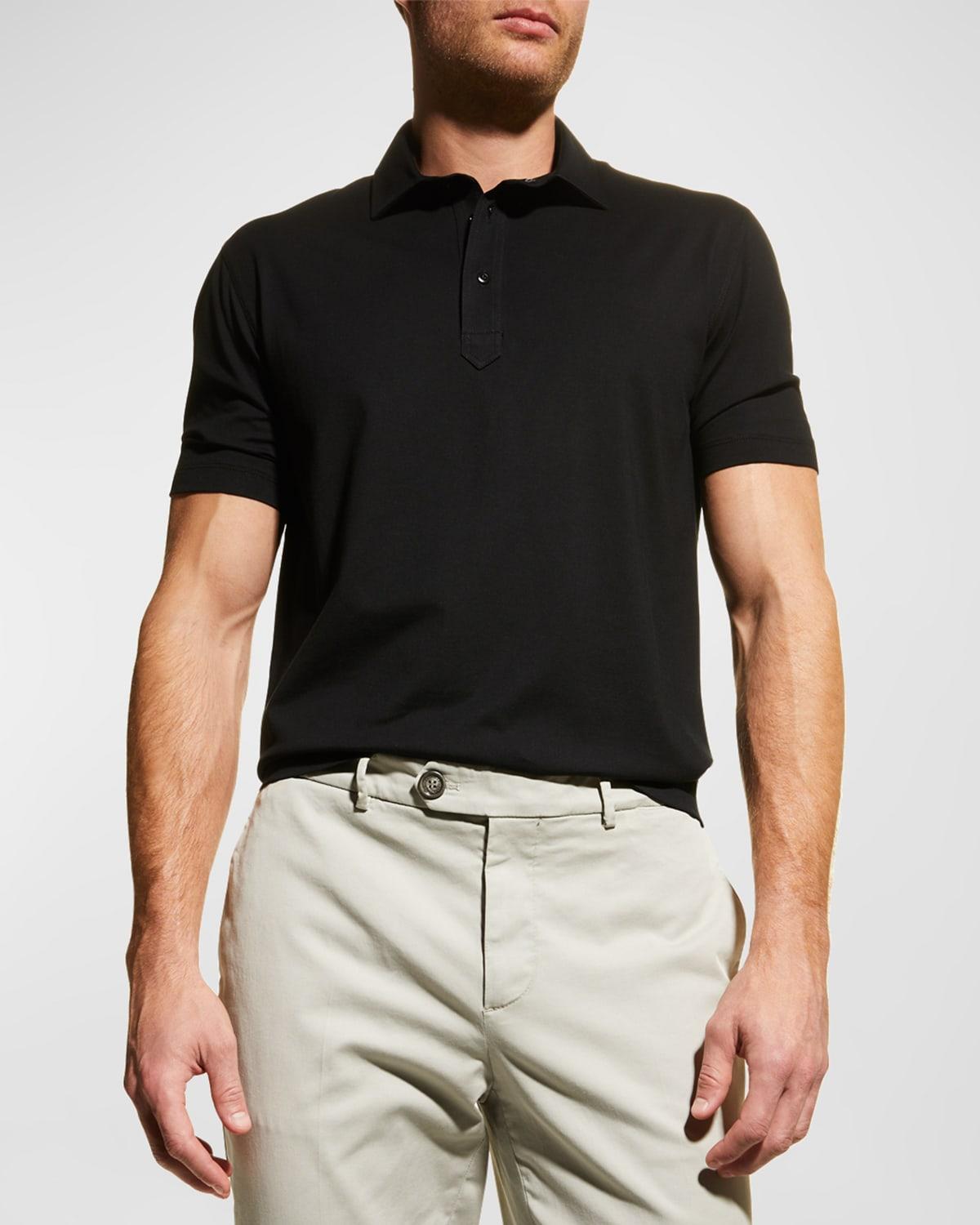 Mens Jersey Polo Shirt Product Image