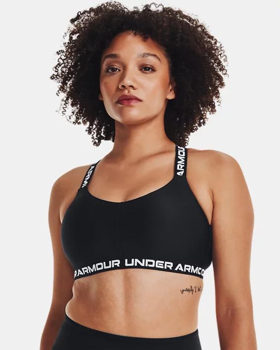 Women's UA Crossback Strappy Low Sports Bra Product Image