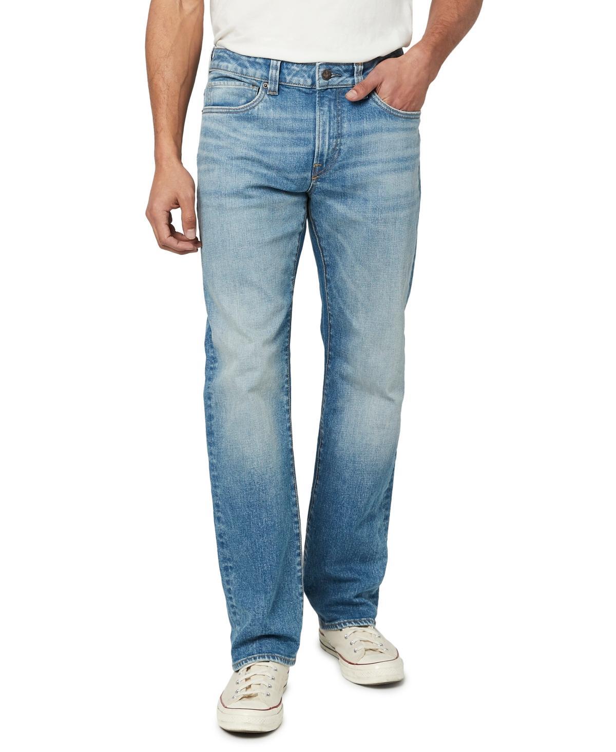 Buffalo David Bitton Sanded Mid-Blue Relaxed Straight Driven Jeans Product Image