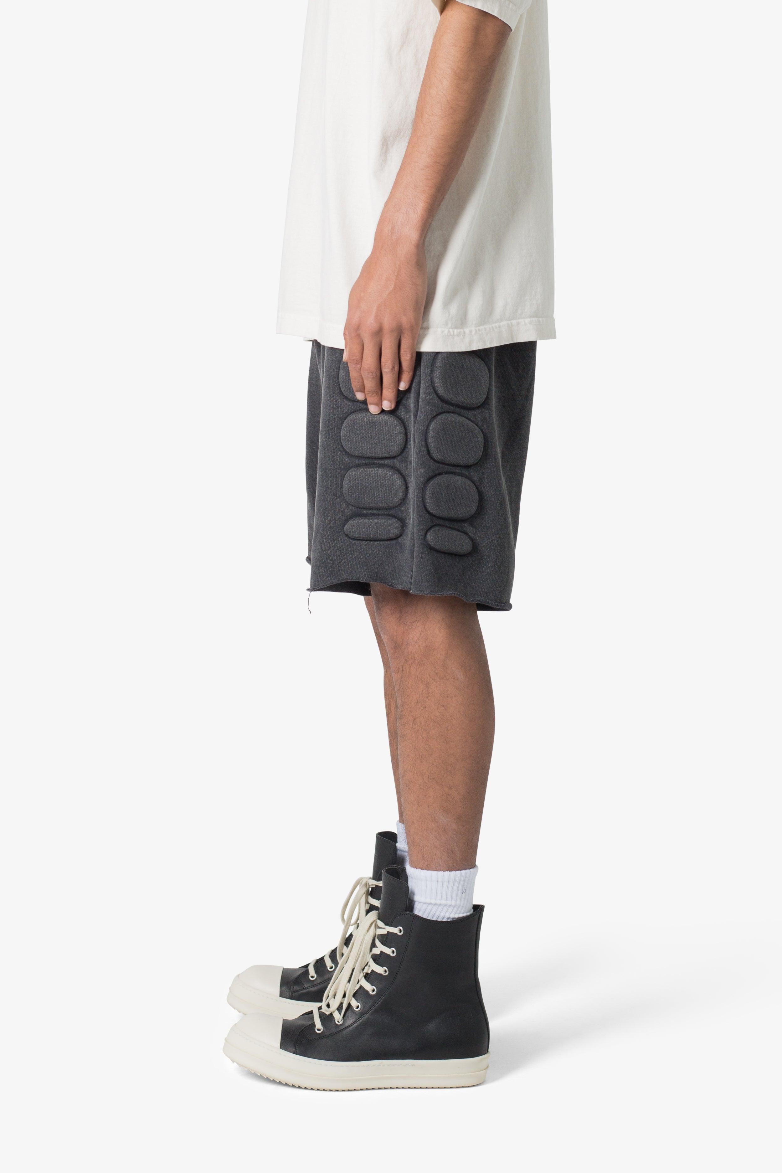 Moto Padded Sweatshorts - Black Product Image