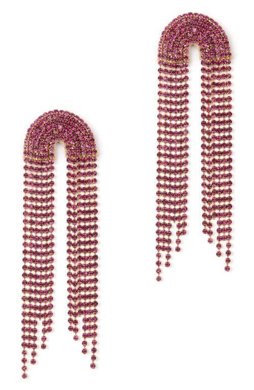 Deepa Gurnani Warren Crystal Drop Earrings Product Image