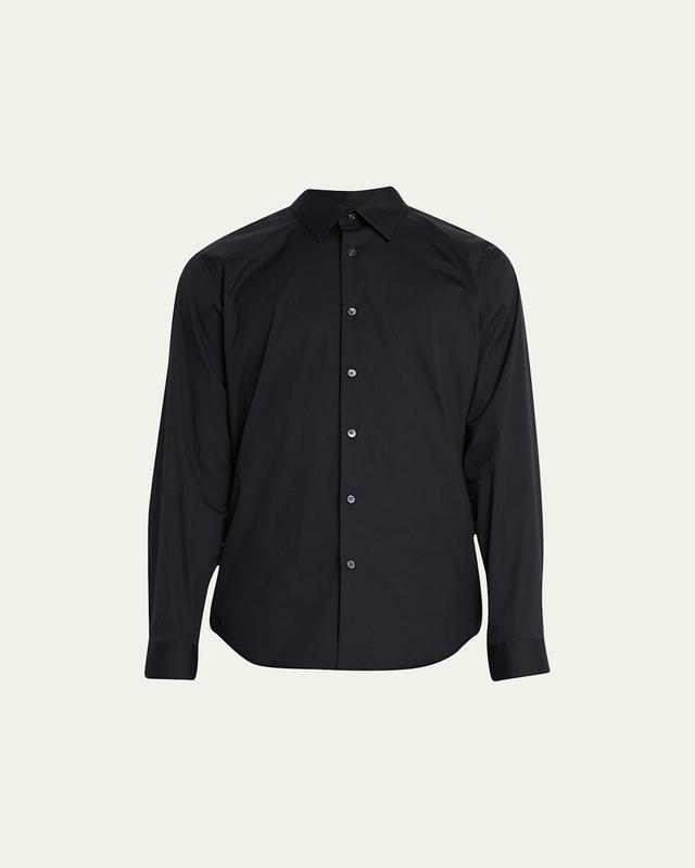 Mens Sylvain Wealth Poplin Long-Sleeve Shirt Product Image