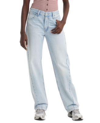 Levis Womens 94 Cotton Baggy Seamed Mid-Rise Jeans Product Image