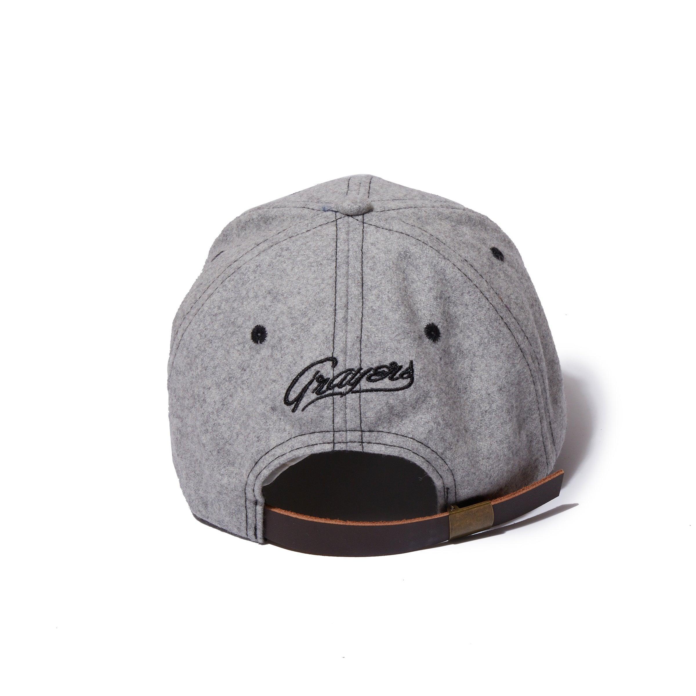 Grayers Owl Wool Baseball Cap - Light Gray Product Image