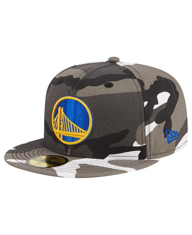 Mens New Era Golden State Warriors Snow Camo 59FIFTY Fitted Hat Product Image