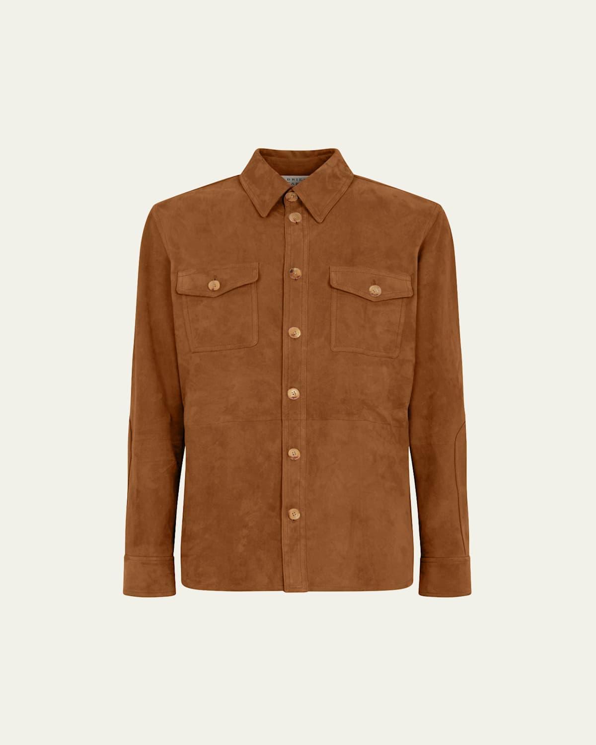 Mens Lucas Suede Overshirt Product Image