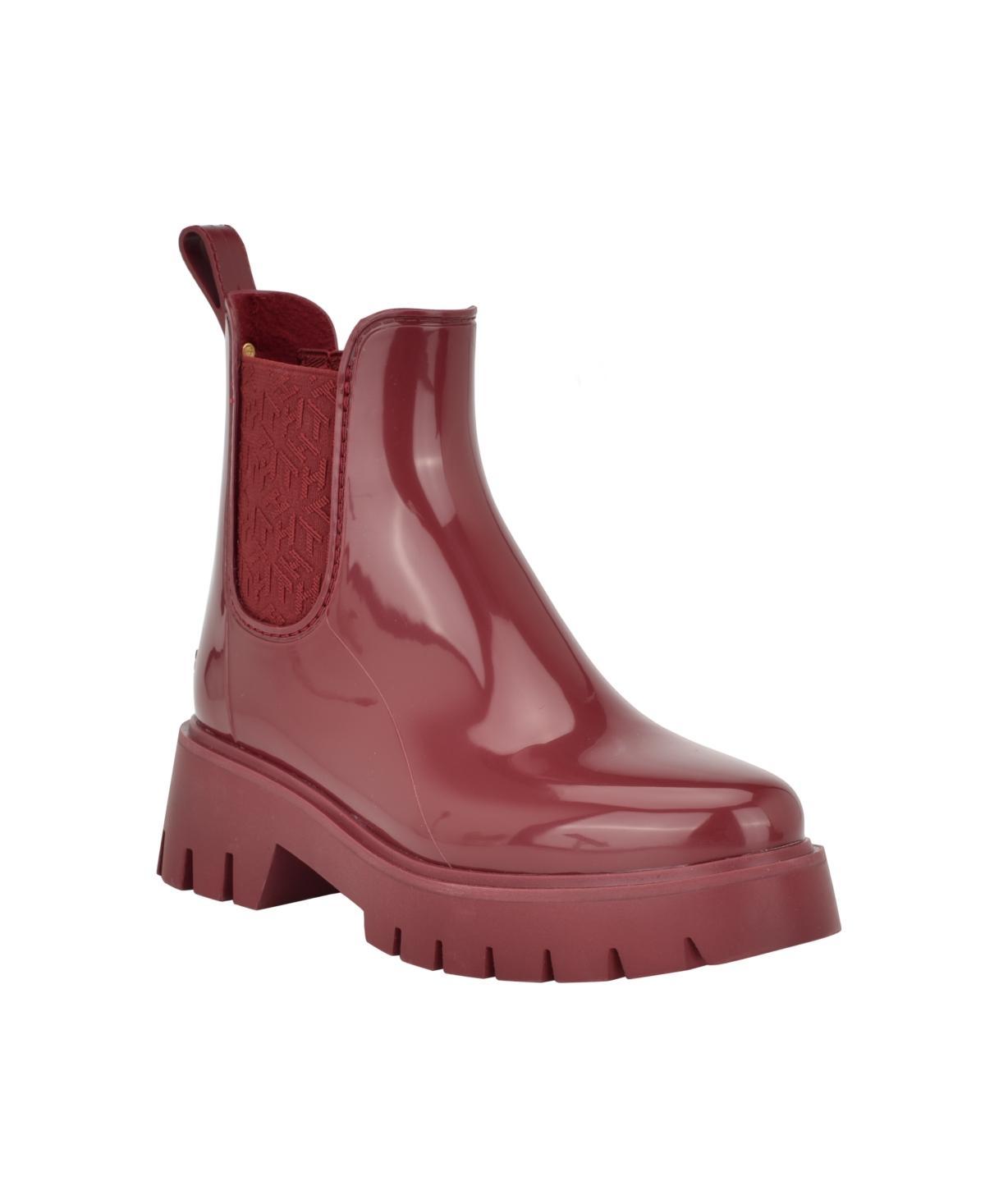 Tommy Hilfiger Womens Dipit Lug Sole Chelsea Rain Boots Product Image