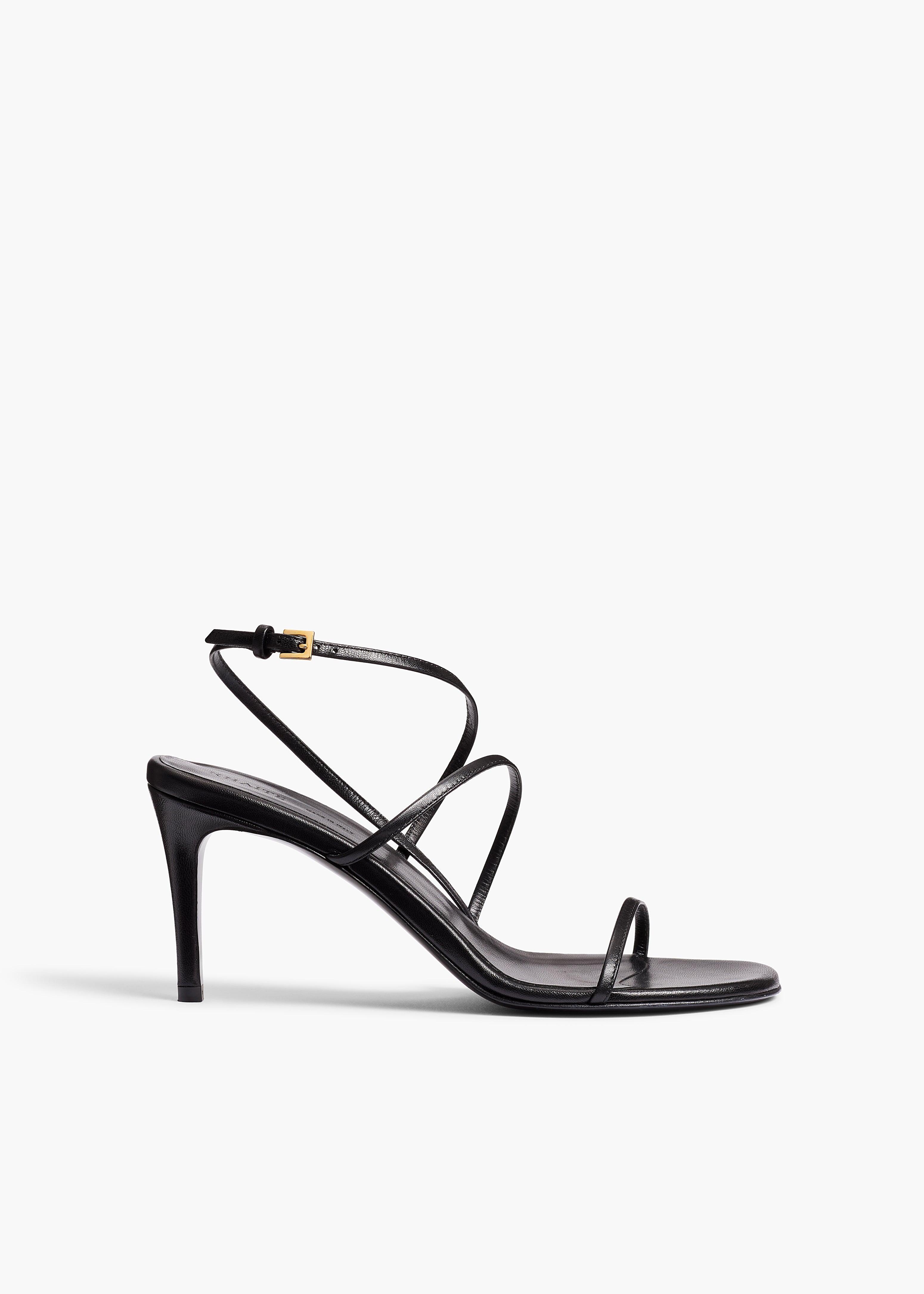 Loop Sandal in Black Leather product image