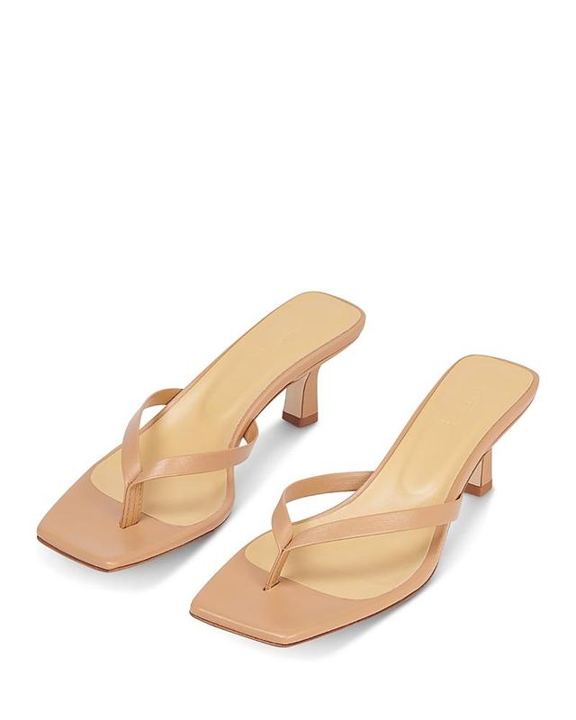 Aeyde Womens Wilma Square Toe Mid Heel Sandals Product Image