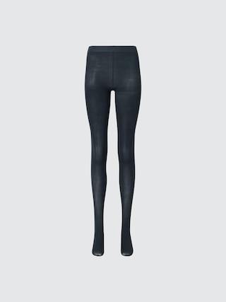 Womens Heattech Tights with Odor Control Black Large UNIQLO US product image