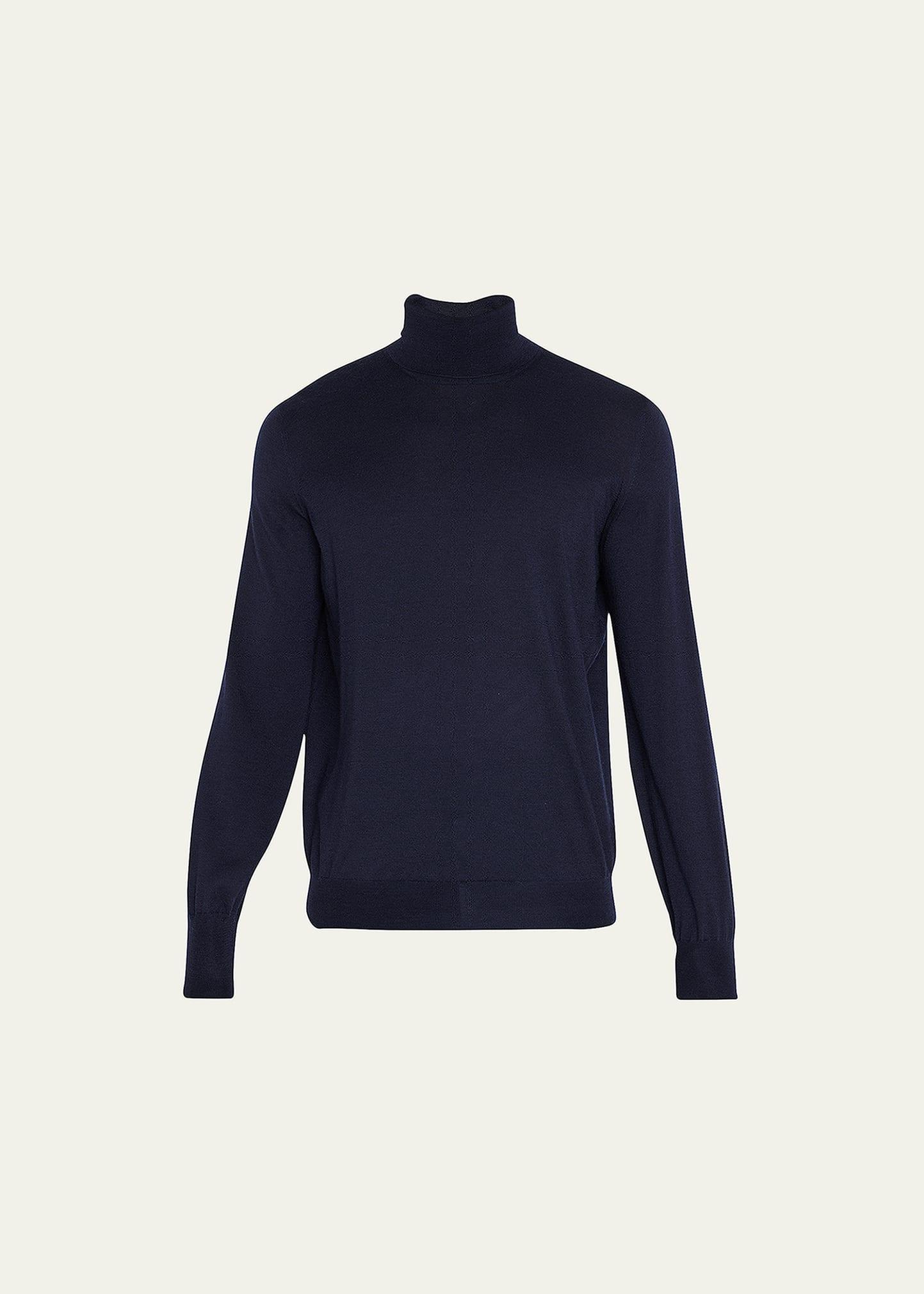 Mens Wool-Cashmere Turtleneck Sweater Product Image