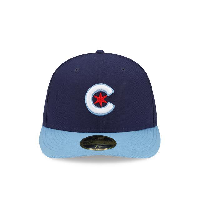 Chicago Cubs City Connect Low Profile 59FIFTY Fitted Hat Male Product Image