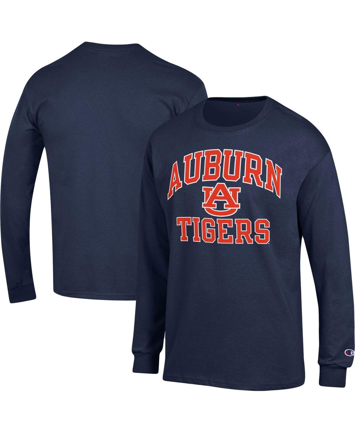 Mens Champion Navy Auburn Tigers High Motor Long Sleeve T-shirt Product Image