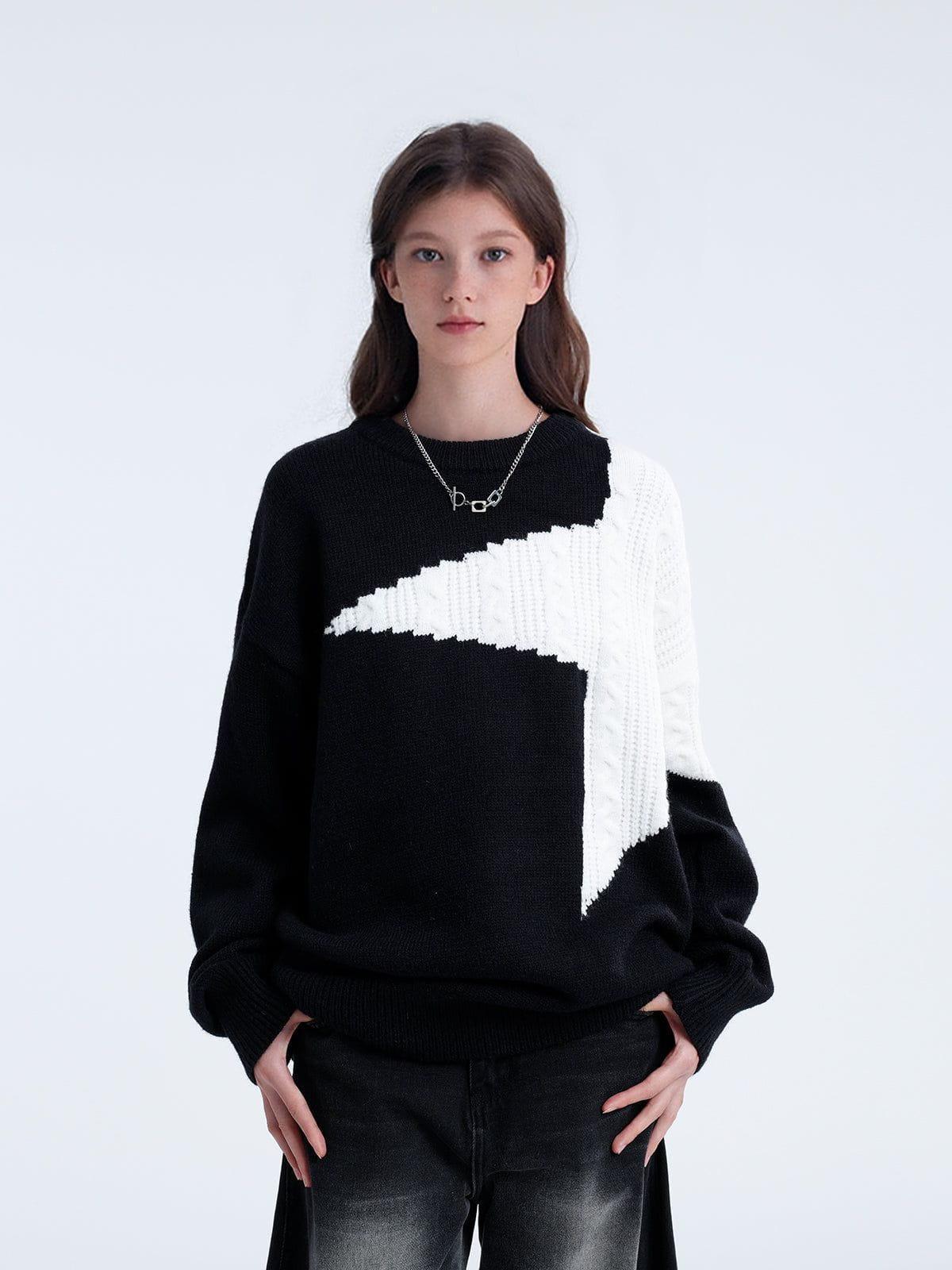 Aelfric Eden Star Patchwork Sweater Product Image