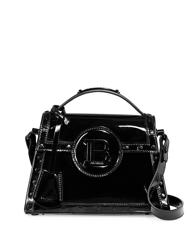 Balmain B-Buzz Dynasty Patent Leather Top Handle Bag Product Image