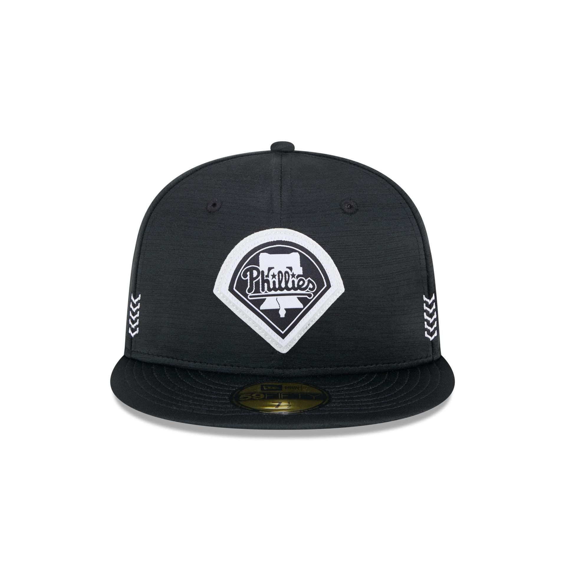 Philadelphia Phillies 2024 Clubhouse Black 59FIFTY Fitted Hat Male Product Image