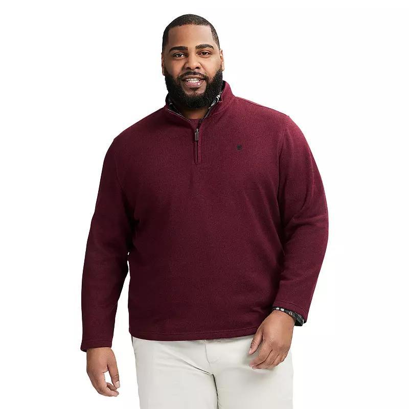 Big & Tall IZOD Thermasoft Sweater Fleece Quarter Zip, Mens Product Image