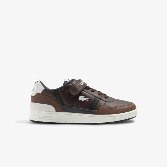 Men's T-Clip Velcro Leather Trainers Product Image