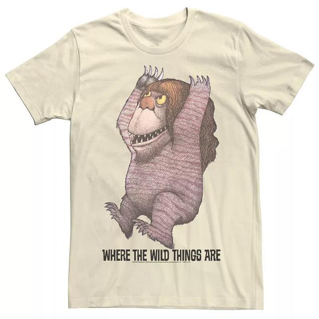 Mens Where The Wild Things Are Long Hair Monster Portrait Tee Product Image