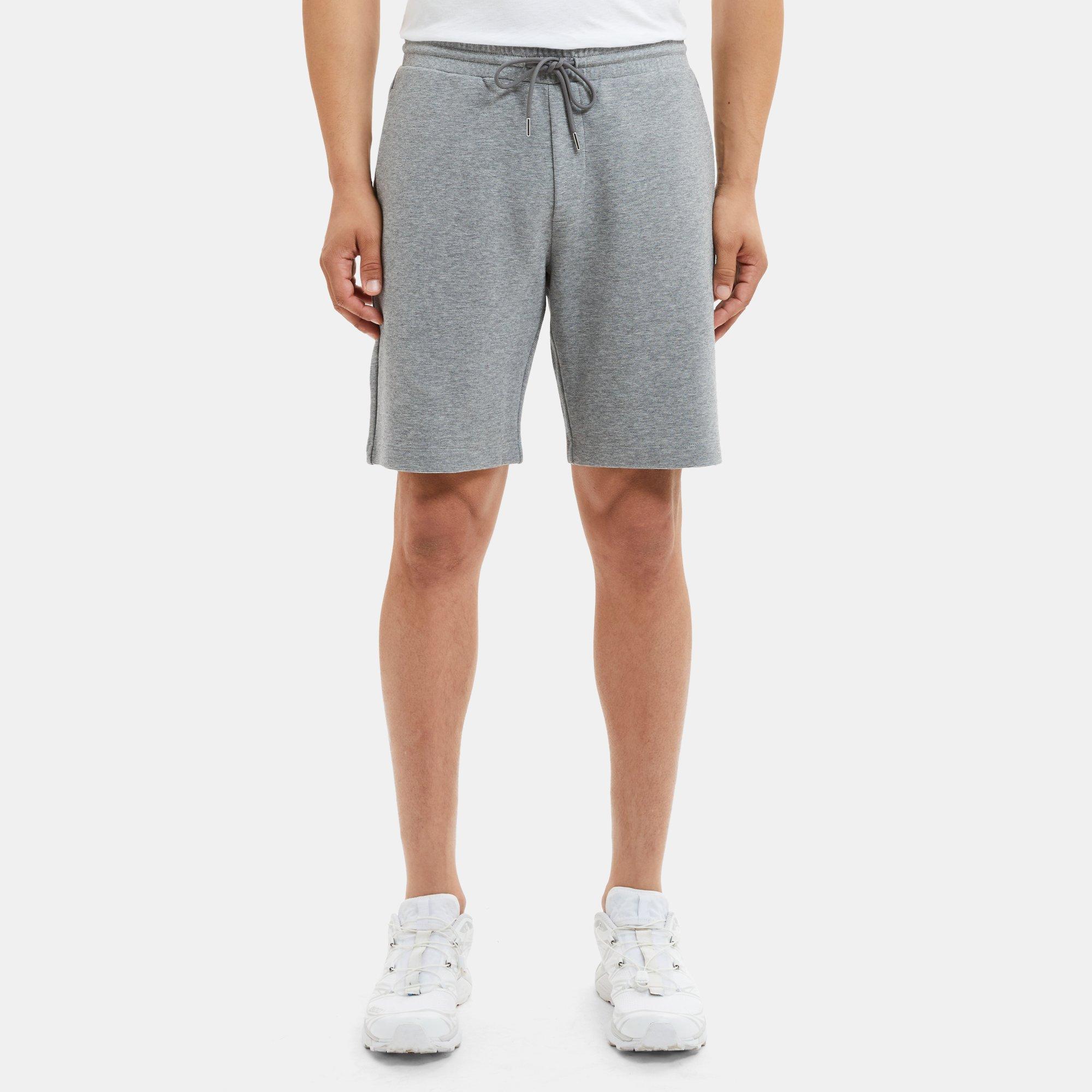 Stretch Cotton Terry Essential Short | Theory Outlet Product Image