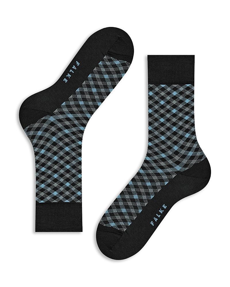 Falke Smart Cotton Blend Check Socks Product Image