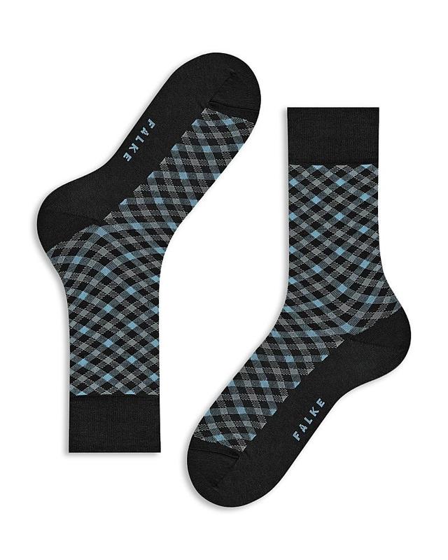 Falke Smart Cotton Blend Check Socks Product Image