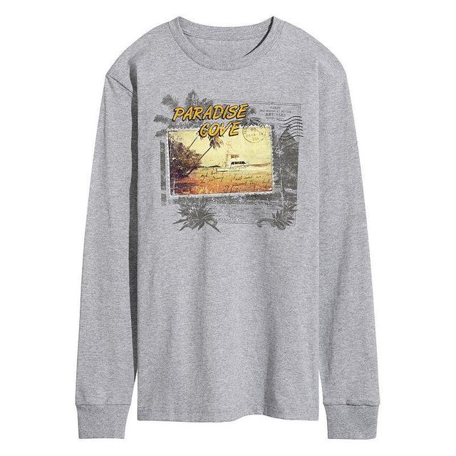 Mens Paradise Cove Postacard Graphic Tee White Product Image