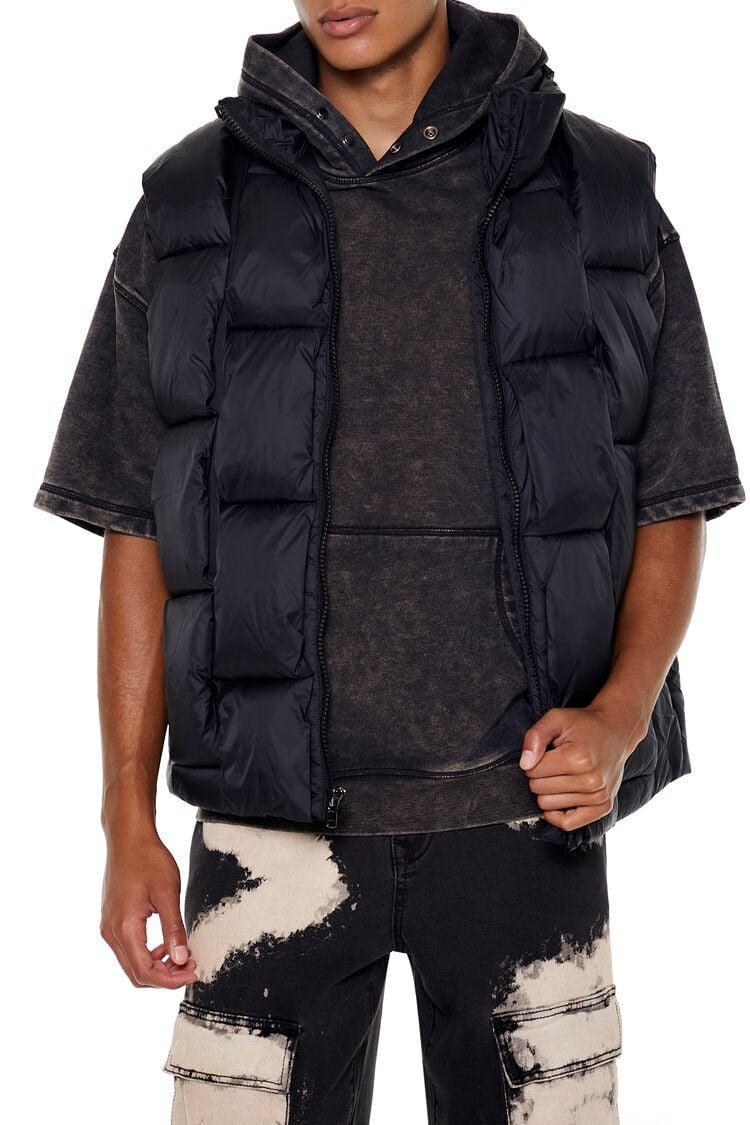 Quilted Zip-Up Puffer Vest | Forever 21 Product Image