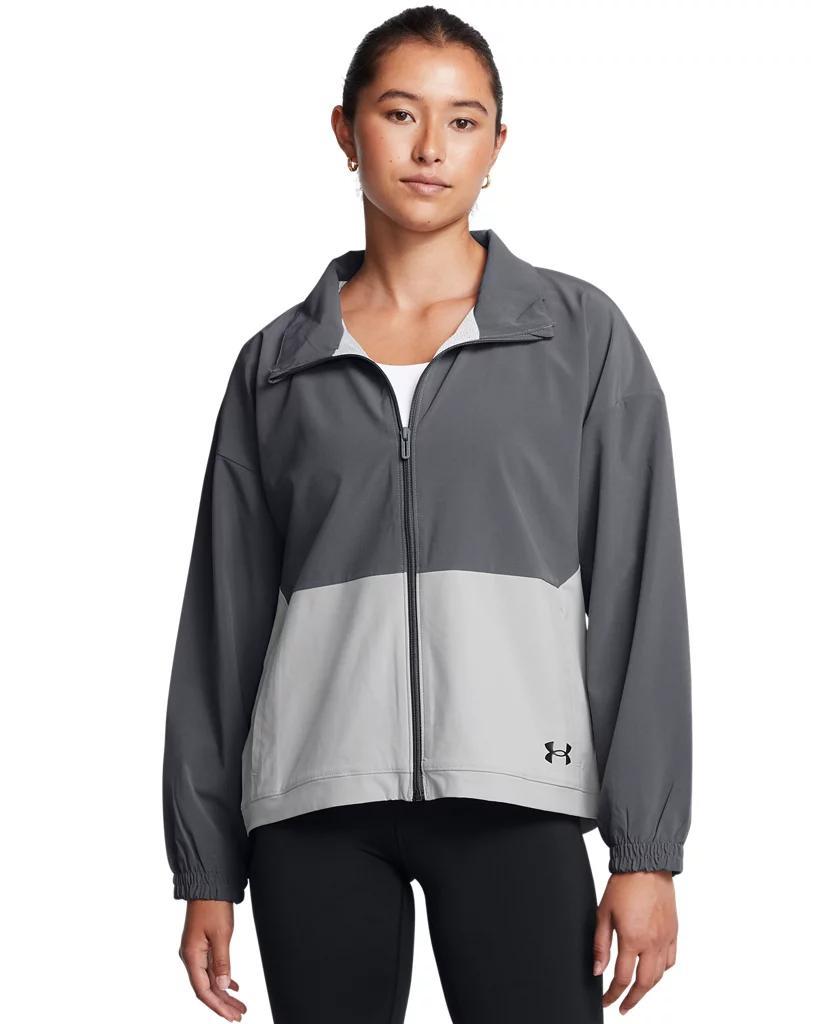 Women's UA Woven Full-Zip Product Image