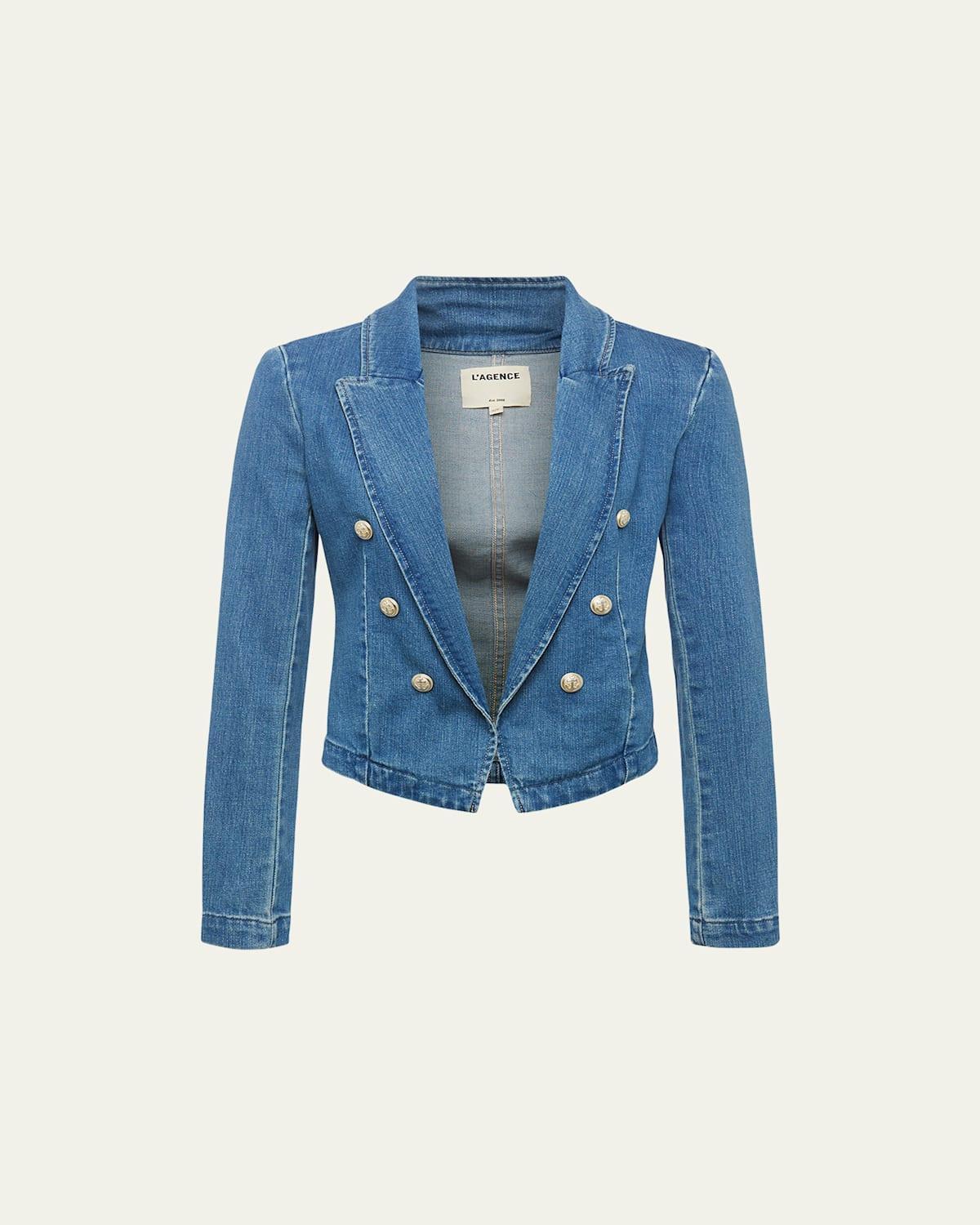 Womens Wayne Double-Breasted Jacket Product Image