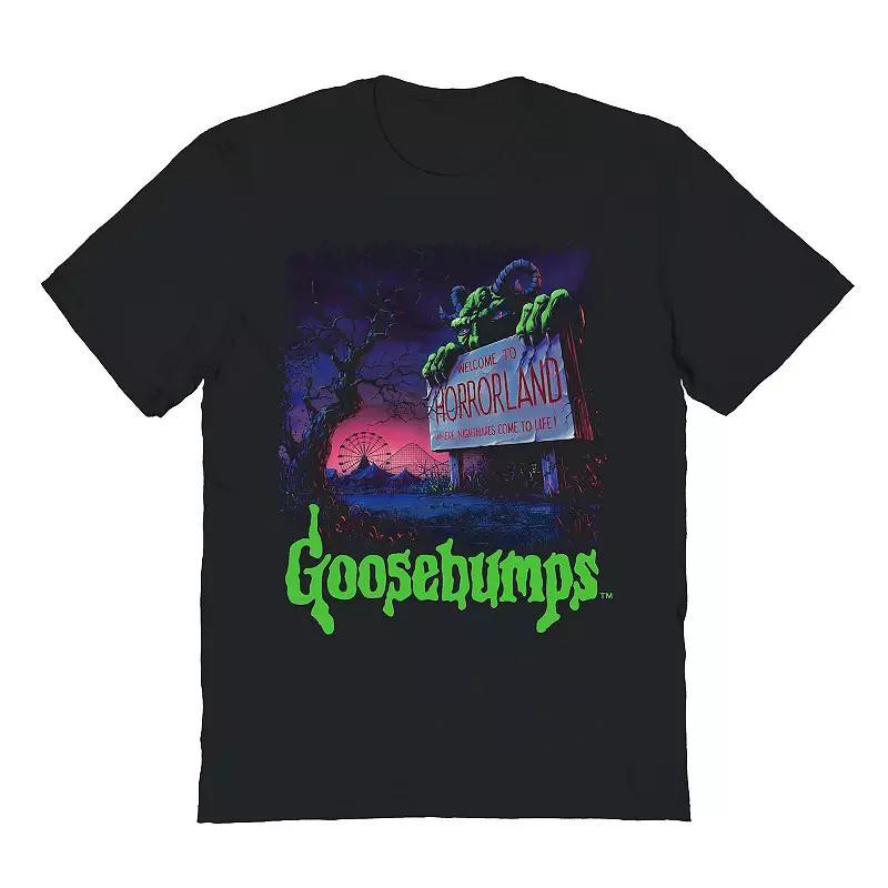 Mens Goosebumps Horrorland Sign Graphic Tee Product Image