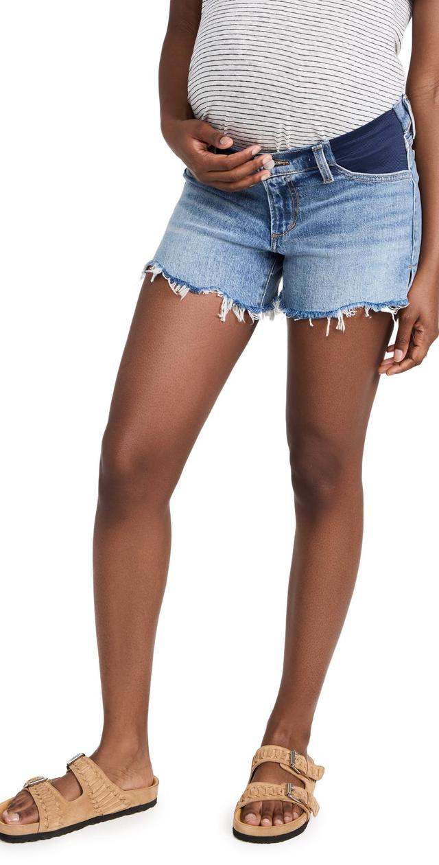 Womens The Ozzie Frayed Maternity Shorts Product Image