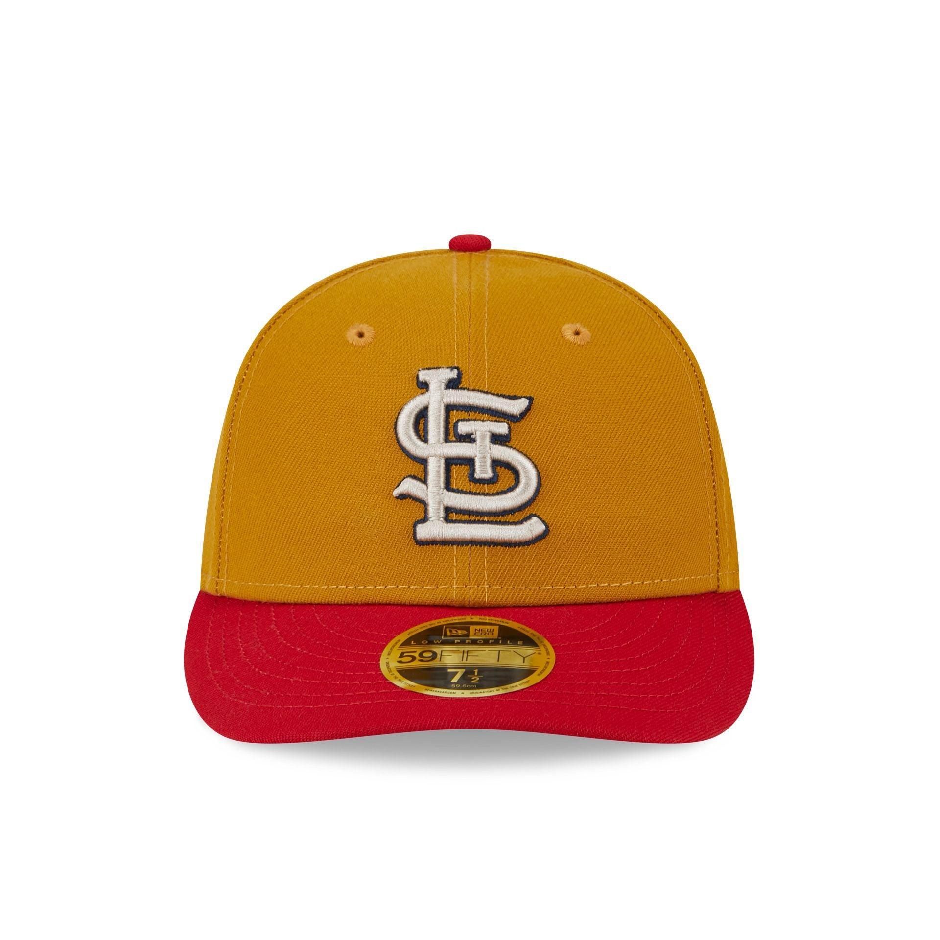 St. Louis Cardinals Vintage Gold Low Profile 59FIFTY Fitted Hat Male Product Image