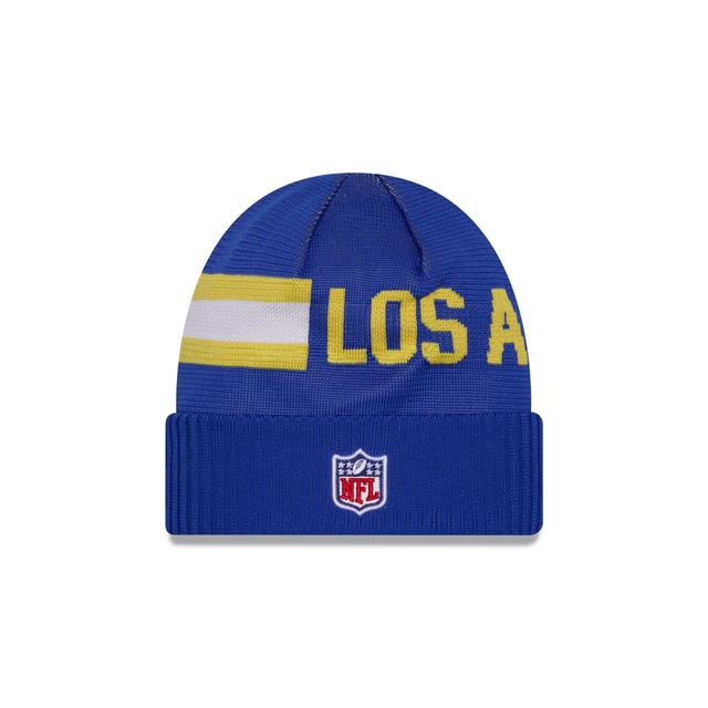 Los Angeles Rams 2024 Cold Weather Tech Knit Beanie Male Product Image