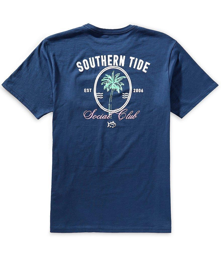 Southern Tide Palm Social Club Short Sleeve Graphic T-Shirt Product Image