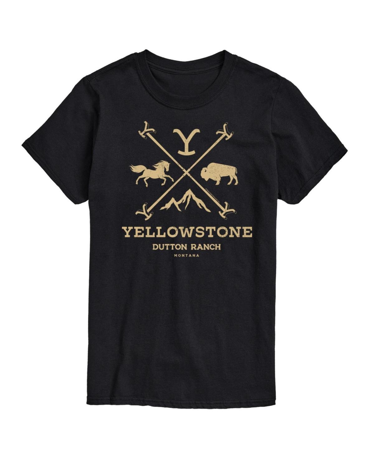 Big & Tall Yellowstone Iron Logo Graphic Tee, Mens Product Image