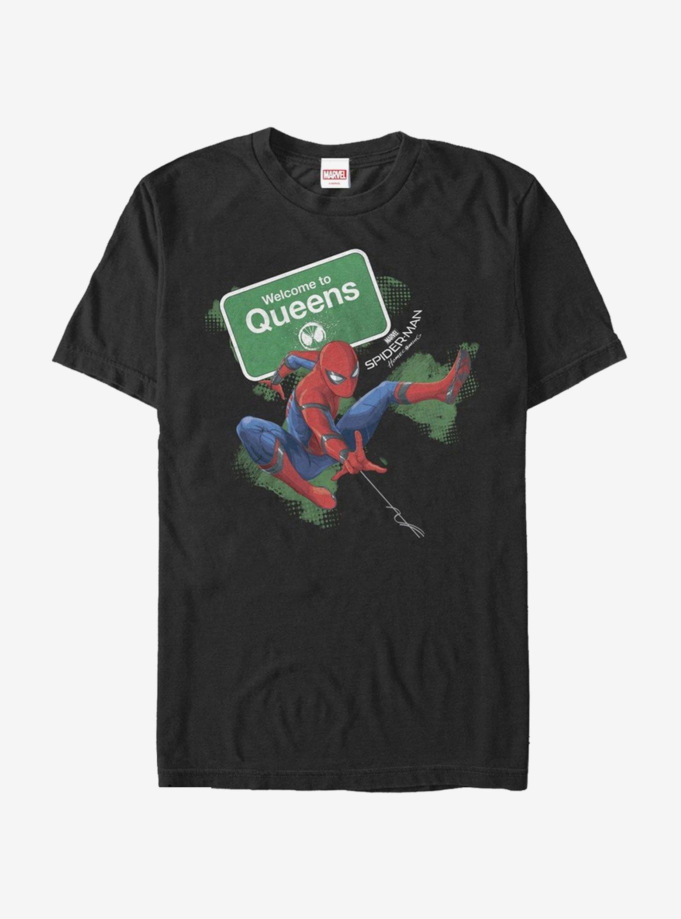 Marvel Spider-Man Homecoming Welcome to Queens T-Shirt Product Image